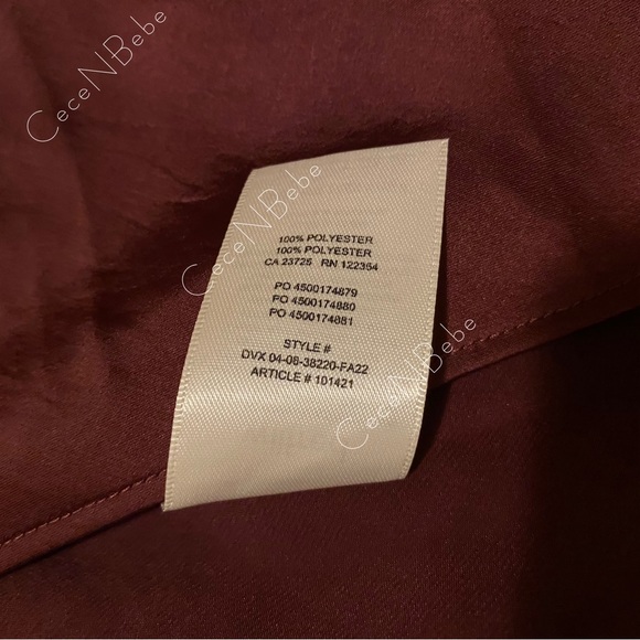 ❤️ ARITZIA Spiced Burgundy (Bordeaux Wine) - M - Only Cowl Slip - COWLNECK DRESS - Picture 16 of 16